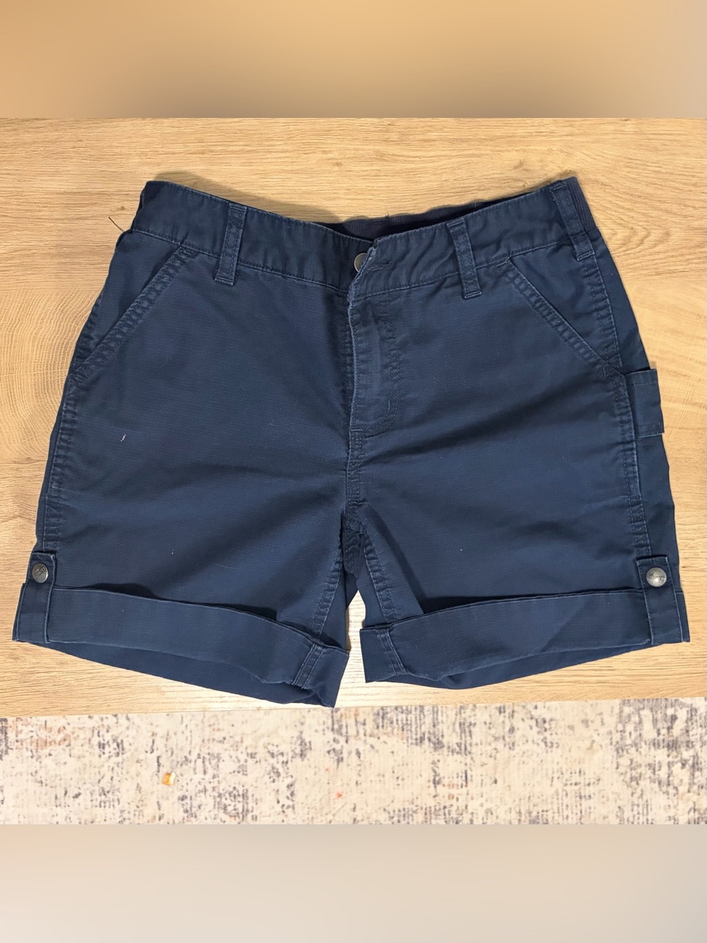 Carhartt Women's Shorts in Navy Blue
